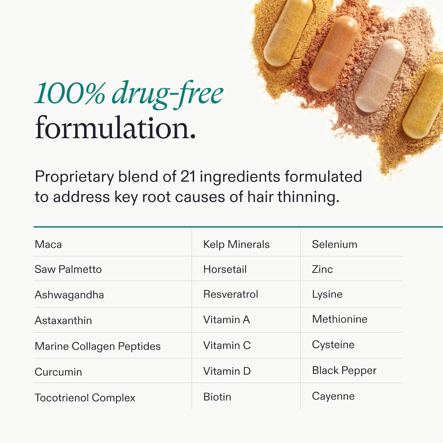 Thicker Hair Growth Vitamins